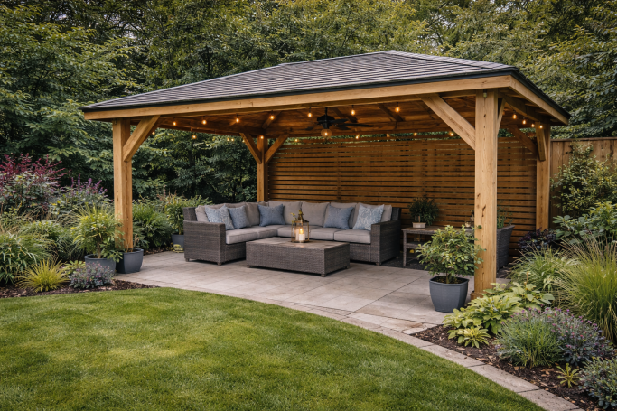 Wooden Gazebo - North Somerset