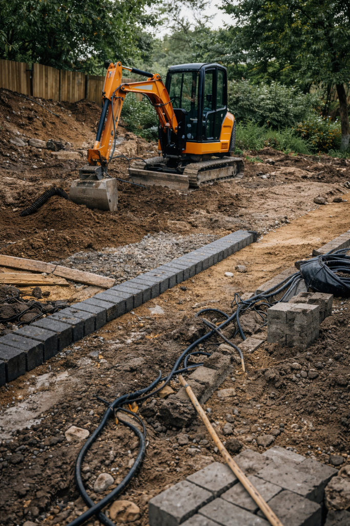 Drainage & driveway preparation – North Somerset